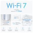 Kép 4/4 - TP-LINK Wireless Mesh Networking system BE9300 Wi-Fi 7 DECO BE65(2-PACK)