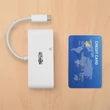 Kép 1/5 - TRIPP LITE USB-C adapter, DVI, USB-A Port, Gbe and PD Charging, fehér