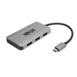 Kép 1/5 - TRIPP LITE USB-C adapter, multiport,  4K HDMI, 3x USB-A Port, 100W PD Charging, HDCP, szürke