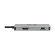 Kép 4/5 - TRIPP LITE USB-C adapter, multiport,  4K HDMI, 3x USB-A Port, 100W PD Charging, HDCP, szürke
