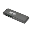 Kép 1/3 - TRIPP LITE adapter, USB 3.0 SuperSpeed, SD/Micro SD memória kártya olvasó