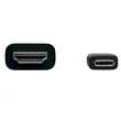 Kép 4/5 - TRIPP LITE kábel, USB-C - HDMI, 4K 60 Hz, 4:4:4, Thunderbolt 3 kompatibilis, fekete, M/M, 1,8m