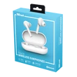 Kép 5/5 - TRUST Bluetooth vezetékmentes fülhallgató 23705 (Nika Touch Bluetooth Wireless Earphones - white)