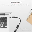 Kép 3/5 - TRUST USB-C–USB-A adapterkábel 20967 (Calyx USB-C to USB-A Adapter Cable)