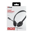 Kép 3/5 - TRUST Fejhallgató mikrofonnal 21665 (Primo Chat Headset for PC and laptop)