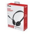 Kép 2/5 - TRUST Fejhallgató mikrofonnal 21665 (Primo Chat Headset for PC and laptop)