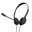 Kép 3/5 - TRUST Basics Fejhallgató mikrofonnal 24659 (Chat headset-Black)