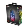 Kép 4/5 - TRUST Gaming Vezetékes könnyű RGB egér 23758 (GXT 960 Graphin Ultra-lightweight Gaming Mouse)