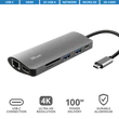 Kép 1/5 - TRUST Hétfunkciós USB-C többportos adapter 23775 (Dalyx 7-in-1 USB-C Multiport Adapter)