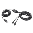 Kép 5/5 - TRUST Kettős, töltő és játékhoz használható kábel 20165 (GXT 222 Duo Charge & Play Cable for PS4)