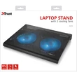 Kép 2/5 - TRUST Laptop hűtőállvány két ventilátorral 20104 (Azul Laptop Cooling Stand)