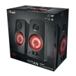 Kép 3/5 - TRUST Megvilágított 2.0 hangszórókészlet 21202 (GXT 608 Tytan Illuminated 2.0 Speaker Set)