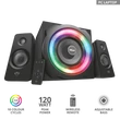 Kép 1/5 - TRUST RGB-megvilágítású 2.1 hangszórókészlet 22944 (GXT 629 Tytan RGB Illuminated 2.1 Speaker Set)