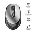 Kép 1/5 - TRUST Vezeték nélküli tölthető egér 23809 (Zaya Rechargeable Wireless Mouse - black)