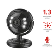 Kép 1/5 - TRUST Webkamera 16428 (SpotLight Pro Webcam with LED lights)