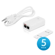 Kép 1/3 - UBiQUiTi POE Adapter 2x1000Mbps, 24VDC @ 0.5A - POE-24-12W-5P (5db/csomag)