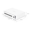 Kép 3/3 - UBiQUiTi UISP Console Switch 9x1000Mbps + 2x10Gbps SFP+, Menedzselhető, Asztali, Rackes - UISP-CONSOLE