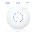 Kép 2/4 - UBiQUiTi Wireless Access Point DualBand 1x2,5Gbps, 5Gbps, 2x2 MU-MIMO, WiFi7, POE nélkül, Falra rögzíthető - U7-LITE