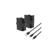 Kép 2/2 - VENOM XBOX Series S/X & One Kiegészítő 2db akkumulátor (1100mAh) + 3m Töltő kábel Fekete, VS2883