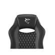 Kép 3/5 - WHITE SHARK NYX-B NYX gamer szék, fekete, puha nyak, fej és hát párnák, lélegzó felület, 120 kg - ig
