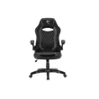 Kép 1/5 - WHITE SHARK NYX-B NYX gamer szék, fekete, puha nyak, fej és hát párnák, lélegzó felület, 120 kg - ig