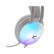 Kép 3/5 - WHITE SHARK PEACOCK-W, GH-2444W, gamer fejhallgató, RGB, fehér, (3.5 Jack+USB)