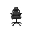 Kép 1/5 - WHITE SHARK ZOLDER fekete gamer szék , puha nyak, fej és hát párnák, lélegző felület, 3 év garancia, 120 kg - ig