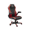 Kép 1/4 - WHITE SHARK DERVISH gamer szék fekete/piros