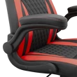Kép 2/4 - WHITE SHARK DERVISH gamer szék fekete/piros