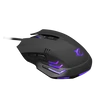 Kép 3/5 - WHITE SHARK HANNIBAL-2 fekete gamer egér
