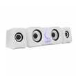 Kép 2/4 - WHITE SHARK MOOD Hangszóró, 2.2, 16W, LED, fehér