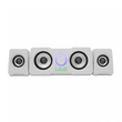 Kép 1/4 - WHITE SHARK MOOD Hangszóró, 2.2, 16W, LED, fehér
