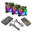 Kép 1/5 - WHITE SHARK Nebula RGB Ventilátor kit