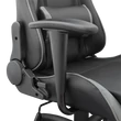 Kép 2/5 - WHITE SHARK TERMINATOR gamer szék fekete/szürke