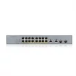 Kép 2/4 - ZYXEL Switch 16x1000Mbps (16xPOE) + 2xGigabit kombó SFP Menedzselhető Rackes, GS1350-18HP-EU0101F