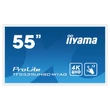 Kép 4/5 - iiyama 24/7 interaktív kijelző, 55", 3840x2160, 16:9, 500cd, 8ms, 1100:1, VGA/HDMI/DP/Ethernet, Open frame, TF5539UHSC