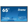 Kép 4/5 - iiyama Prolite 24/7 IPS LFD 64.5" LH6570UHB-B1, 3840x2160, 16:9, 700cd/m2, 8ms, HDMI/USB/RS232/LAN, pivot