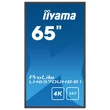 Kép 5/5 - iiyama Prolite 24/7 IPS LFD 64.5" LH6570UHB-B1, 3840x2160, 16:9, 700cd/m2, 8ms, HDMI/USB/RS232/LAN, pivot