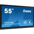 Kép 2/5 - iiyama touch IPS monitor, 55", 3840 x 2160, 16:9, 400cd, 8ms, 1200:1, VGA/HDMIx4/USB-C/USBx5/RJ45x3/RS-232c/IR