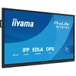 Kép 4/5 - iiyama touch IPS monitor, 75", 3840 x 2160, 16:9, 450cd, 8ms, 1200:1, HDMIx3/DP/USB-Cx2/USBx5/RJ45x2/RS-232C