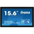 Kép 1/5 - iiyama touch monitor, 15,6", 1920x1080, 16:9, 405cd, 28ms, 700:1,VGA/HDMI/DP, open frame, TF1634MC