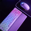 Kép 3/4 - URAGE by HAMA 217829, GAMING URAGE EXODUS 760TKL MECHANIKUS MINI BILLENTYŰZET, RGB, RED SWITCH, FEHÉR