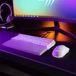 Kép 2/4 - URAGE by HAMA 217829, GAMING URAGE EXODUS 760TKL MECHANIKUS MINI BILLENTYŰZET, RGB, RED SWITCH, FEHÉR