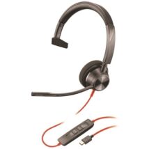 Poly Blackwire BW3310 Wired Over-the-head Mono Headset 