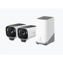 ANKER EUFYCAM S3 Pro Biztonsági Kamera Rendszer (2+1) 4K UHD, Beépített Napelem, BionicMind, kültéri - T88923W1