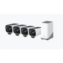 ANKER EUFYCAM S3 Pro Biztonsági Kamera Rendszer (4+1) 4K UHD, Beépített Napelem, BionicMind, kültéri - T88943W1