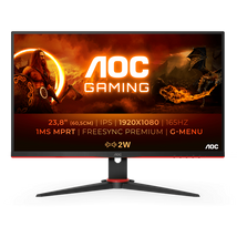 AOC Gaming 165Hz IPS monitor 23.8" 24G2SPAE/BK, 1920x1080, 16:9, 300cd/m2, 1ms, VGA/2xHDMI/DisplayPort, hangszóró