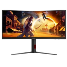 AOC Ívelt Gaming 180Hz Fast VA monitor 34" CU34G4, 3440x1440, 21:9, 300 cd/m2, 0.5 ms, HDMIx2/DisplayPort