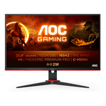 AOC Gaming 165Hz VA monitor 23.8" 24G2SAE/BK, 1920x1080, 16:9, 350cd/m2, 1ms, 2xHDMI/DisplayPort, hangszóró
