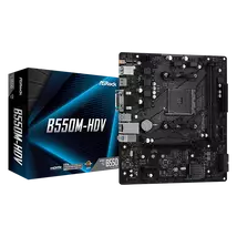 ASROCK Alaplap AM4 B550M-HDV AMD B550, mATX